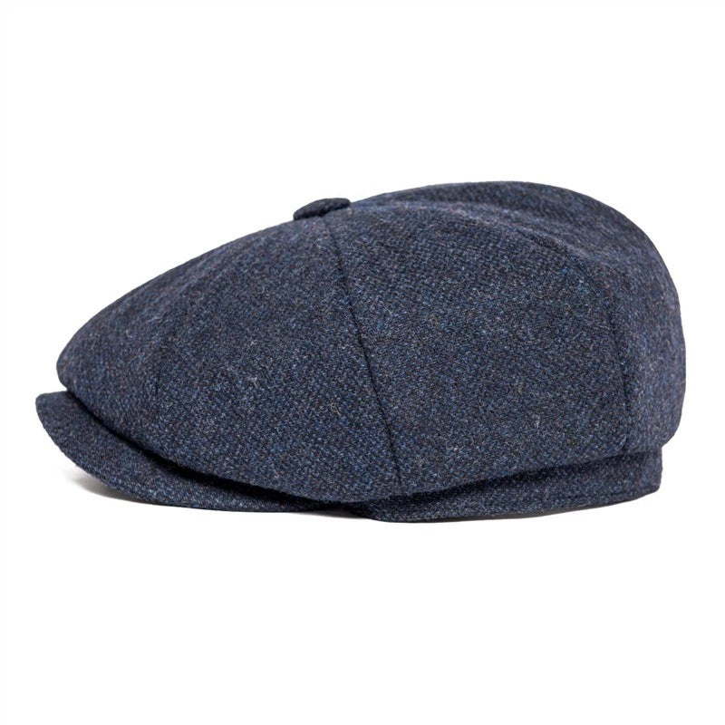 British Retro Peaky Blinder Octagonal Flat Cap