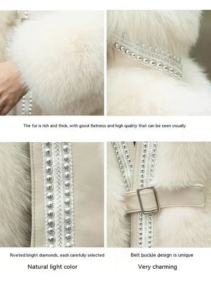 Artificial Fox Fur Jacket