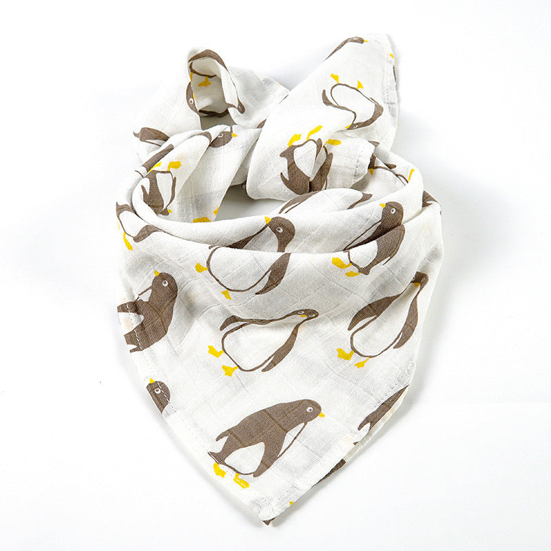 Baby Gauze Saliva Towel Baby Triangle Scarf