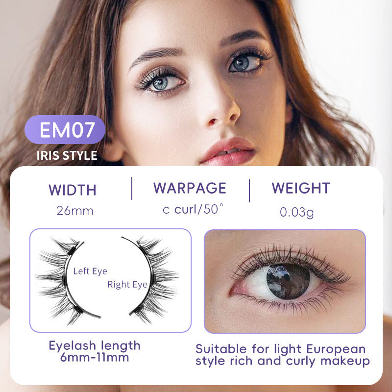 Magnetic Suction Natural Eyelashes