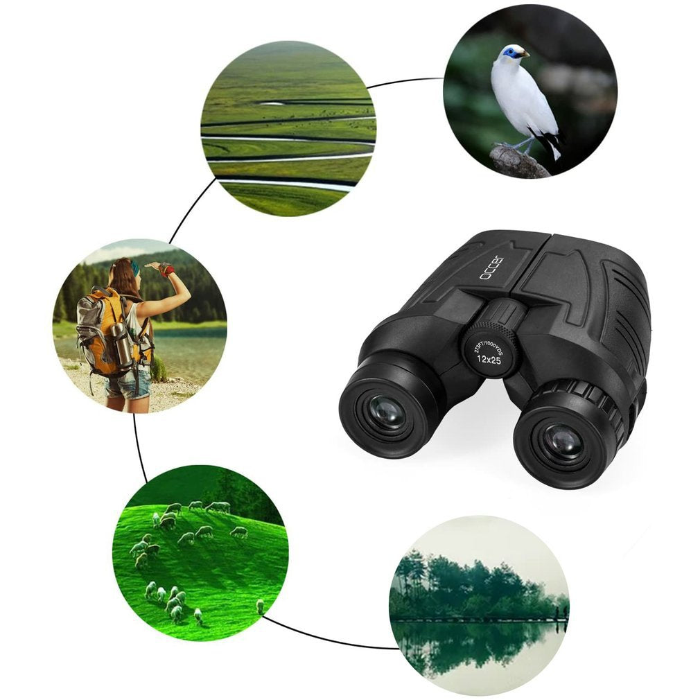 Compact Binoculars With Clear Low Light Vision Large