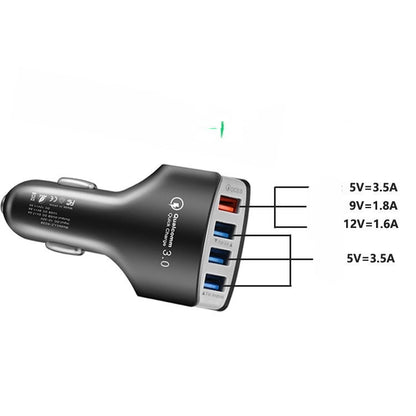 4 USB Port Car Charger