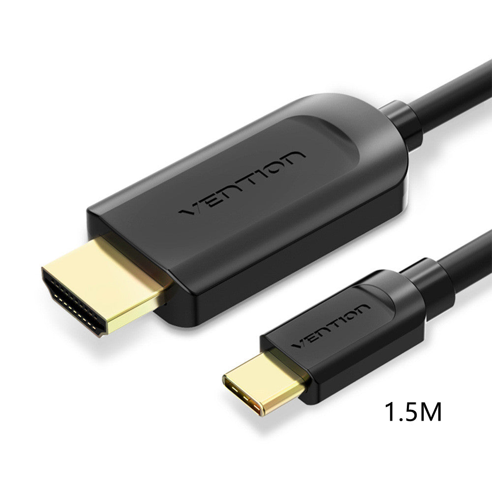 USB C To HDMI Connection With Screen Cable Converter HD