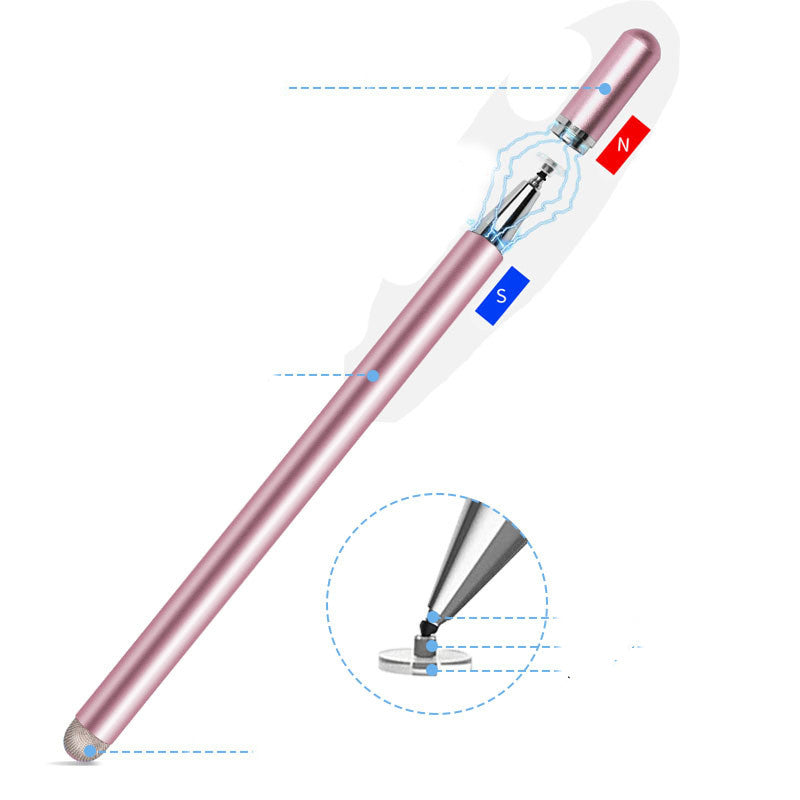 Disc Cloth Dual-purpose Capacitive Stylus Magnetic Stylus