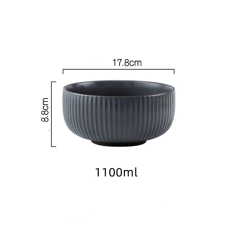 Wind Simple Bowl And Plate Combination Tableware And Tableware