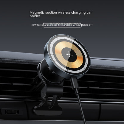 15W Type-C Magnetic Car Wireless Charger