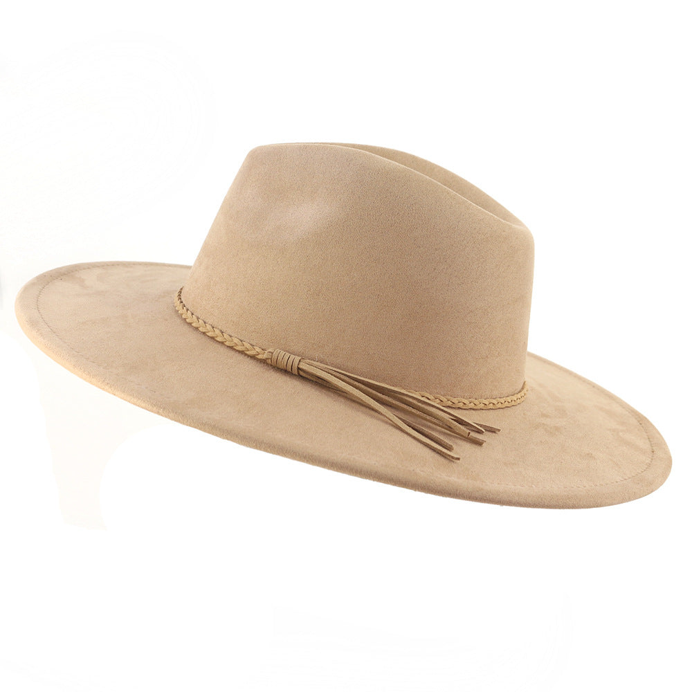 Broad-brimmed Hat Flat Edge Gentlemen's Hat