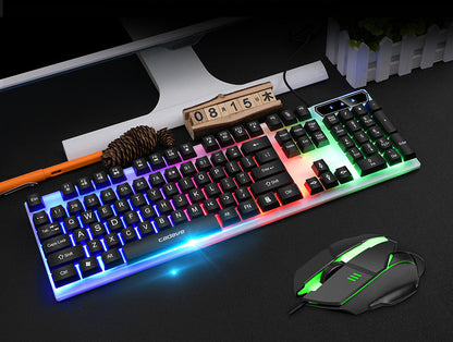 Colorful RGB Backlit Gaming Usb Wired Gaming Keyboard