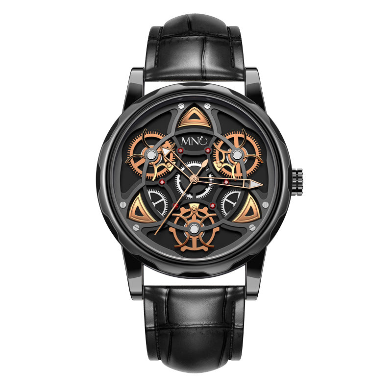 Black Gold Gyro Watch