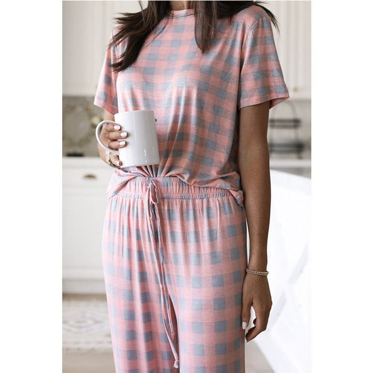 Short-sleeved Two-piece Pajamas