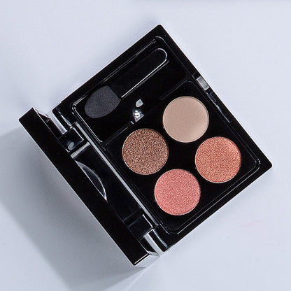 Fine Shiny Earth Color Eye Shadow Plate Cosmetics