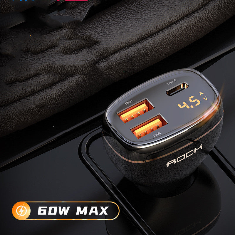 Three-to-three Fast Charging Car Charger Car Charger