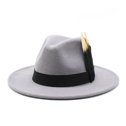 Feathered Panama Hat