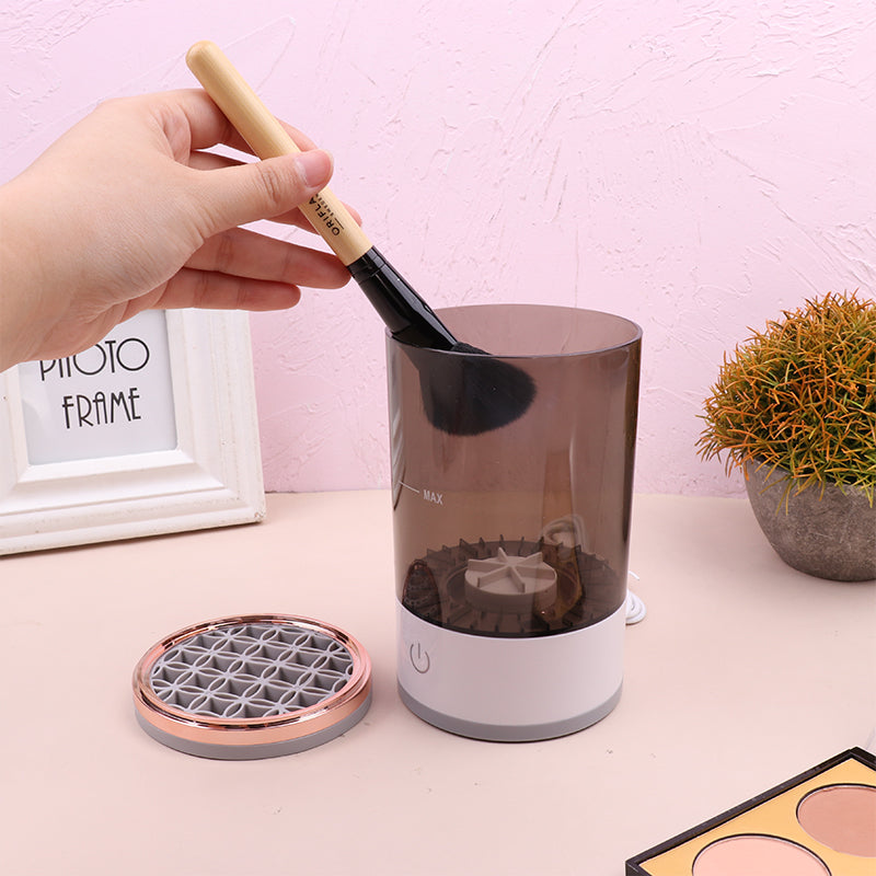 Eye Shadow Brush Cleaning Tool Portable Electric Makeup Brush Cleaner Machine With USB Charging Automatic Cosmetic Brush