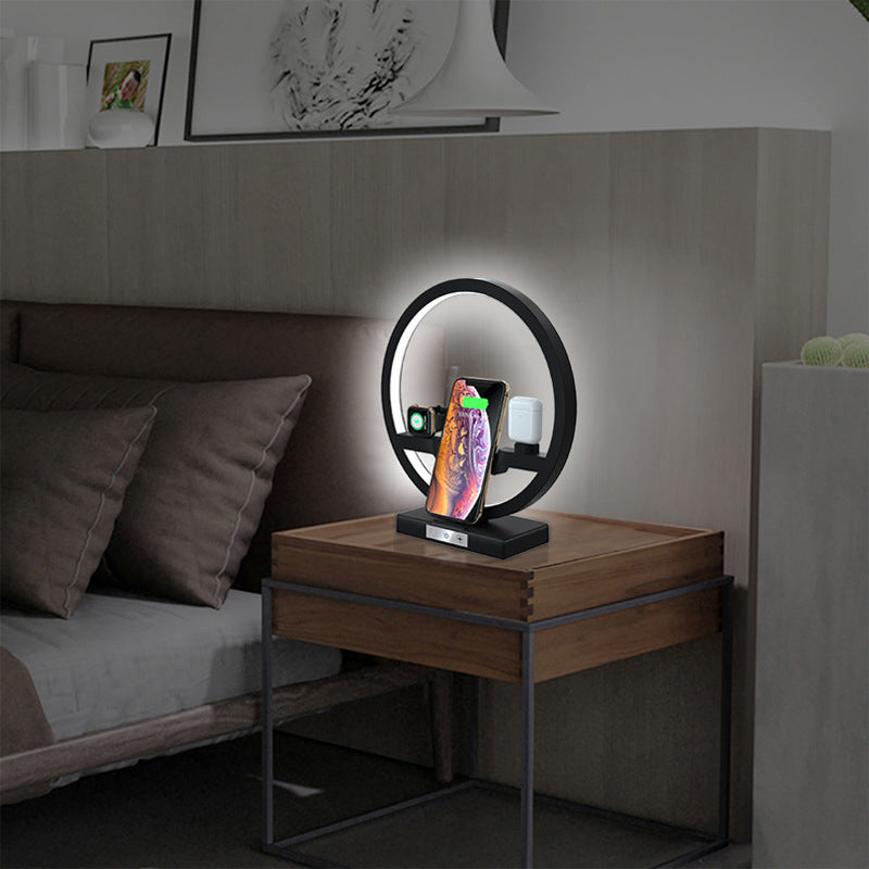 Apple Compatible 10W Wireless Charger Table Lamp