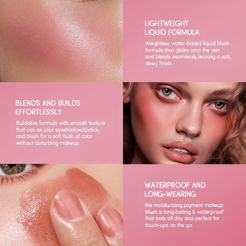 Liquid Blush Eye Shadow Lip And Cheek Dual-use Repair