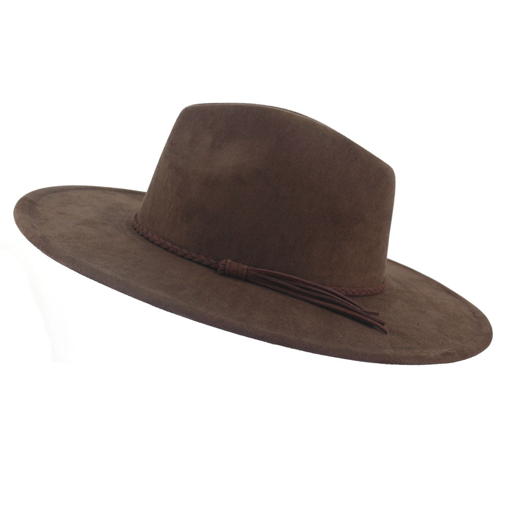 Broad-brimmed Hat Flat Edge Gentlemen's Hat