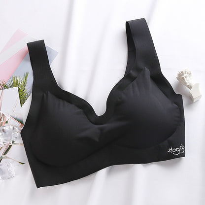 Ultra-thin Cooling Water Drop Ice Silk Bra For Women Without Trace