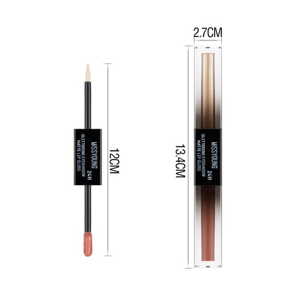 Double-ended Monochrome Eye Shadow And Lip Gloss