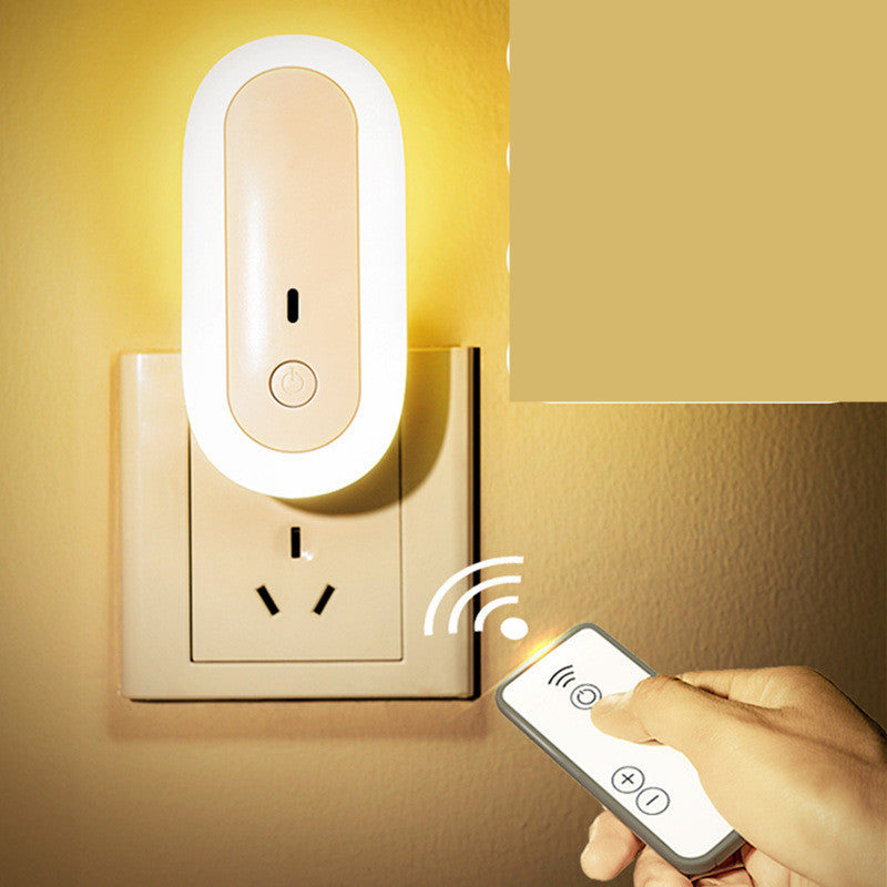 USB Remote Control Wall Lamp Timing Dimming Night Light Simple Bedroom Living Room Corridor LED Wall Lamp Socket