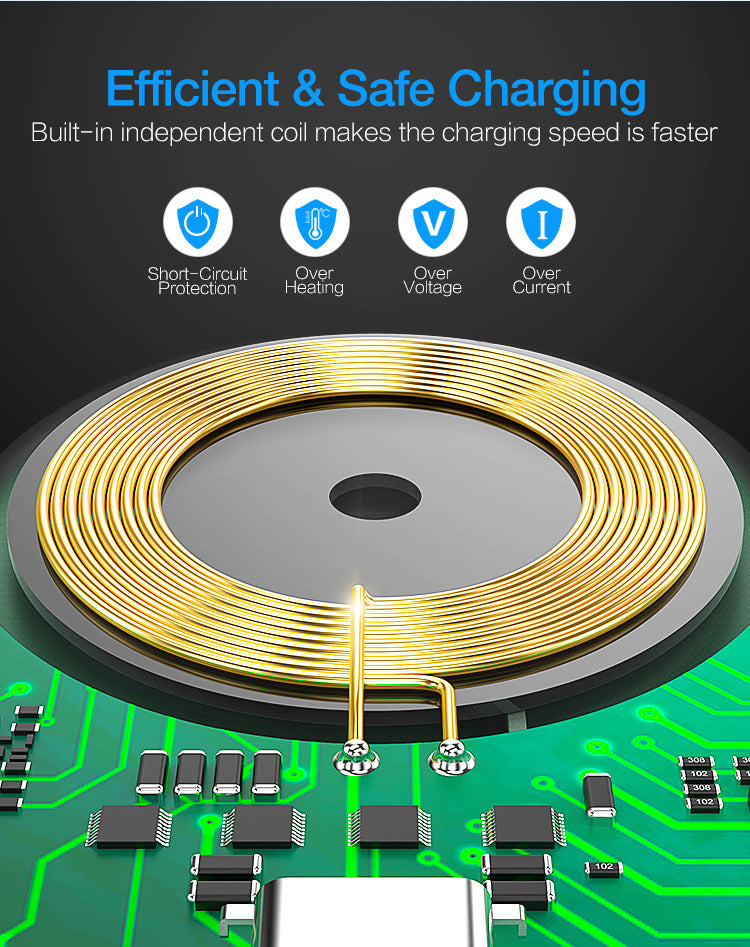 Three-in-one Wireless Charging Suitable For Mobile Phone Watch Charger