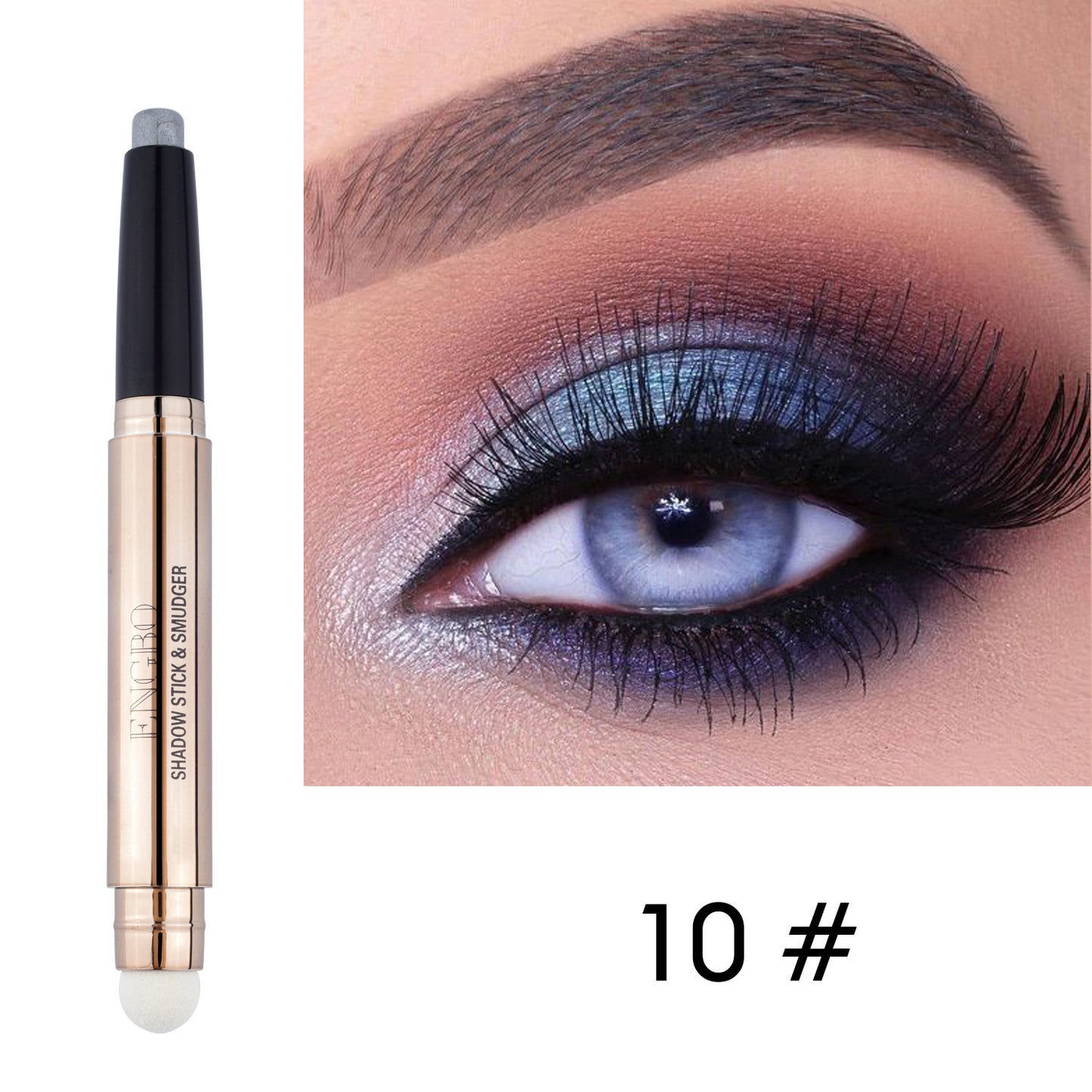 Double Headed Monochrome Eye Shadow Pen Pearlescent Sleeping Silkworm