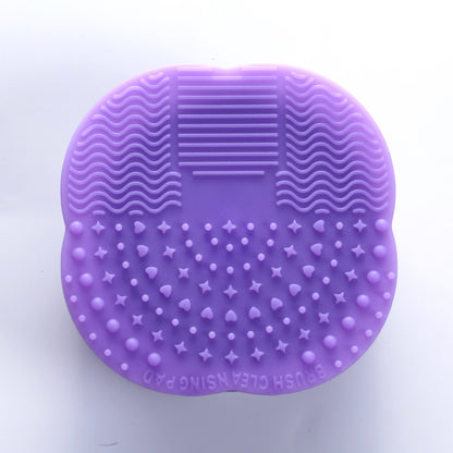 Makeup brush cleaning pad cleaning pad